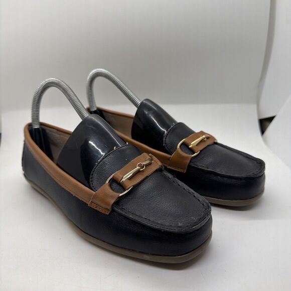 G.H. Bass & Co. Shoes - GH Bass & Co Weejuns Bass-Kacey Womens 5.5 M Loafer Slip On Black & Tan